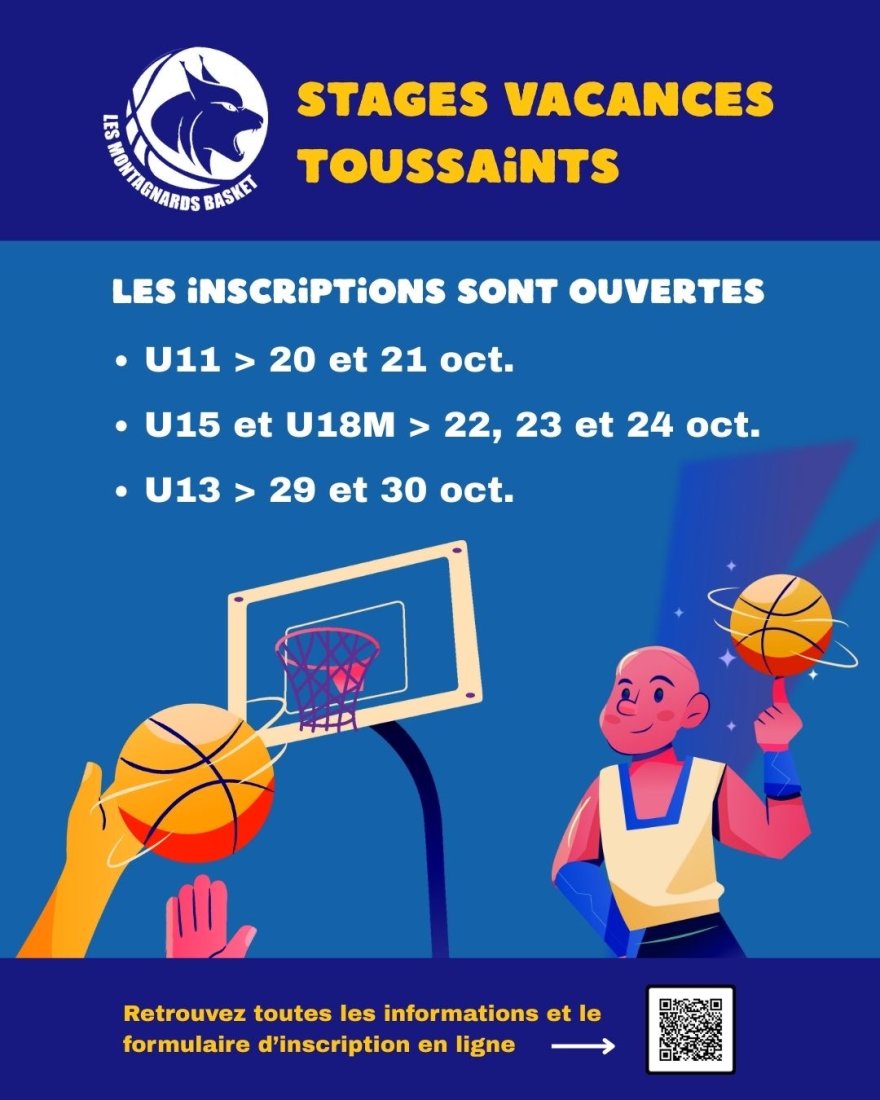 Stages vacances de la Toussaint 2025