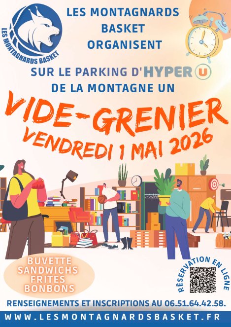 Vide grenier du 1er mai 2026