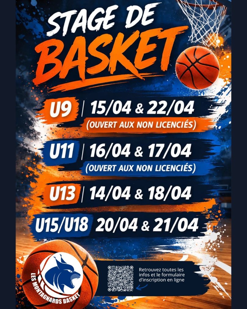 STAGE DE PRINTEMPS U13